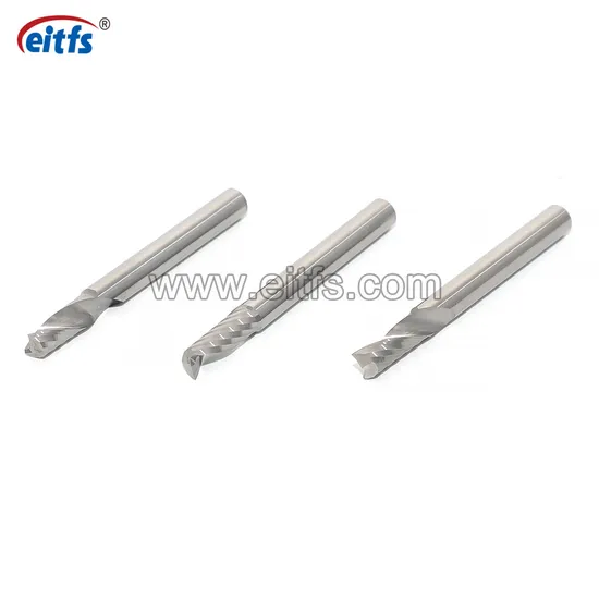 Carbide Spiral Single Flute End Mill Milling Cutter Tools CNC Router Bits for Woodcutting